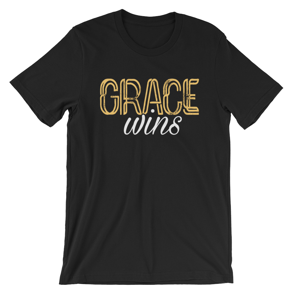 Grace Wins tee