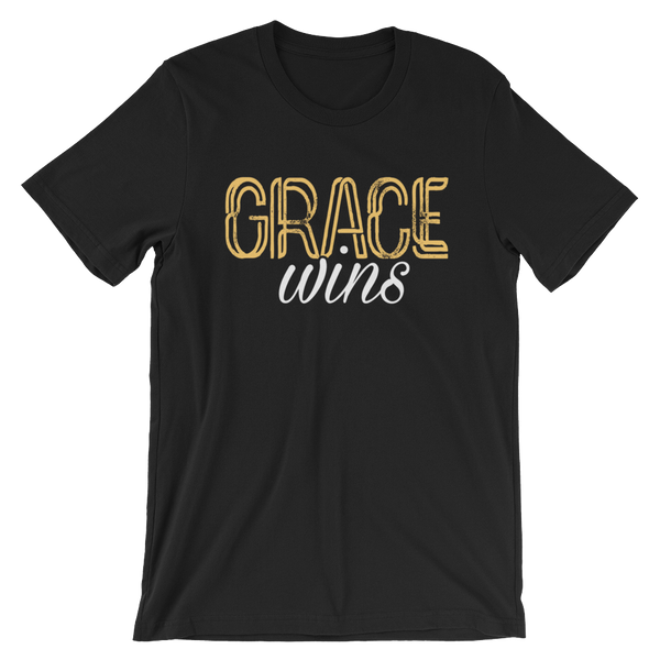 Grace Wins tee