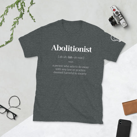 Abolitionist Tee - white lettering