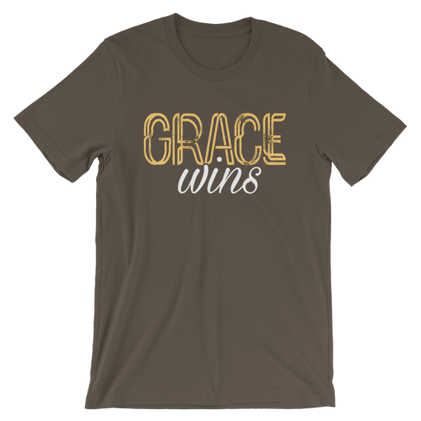 Grace Wins tee