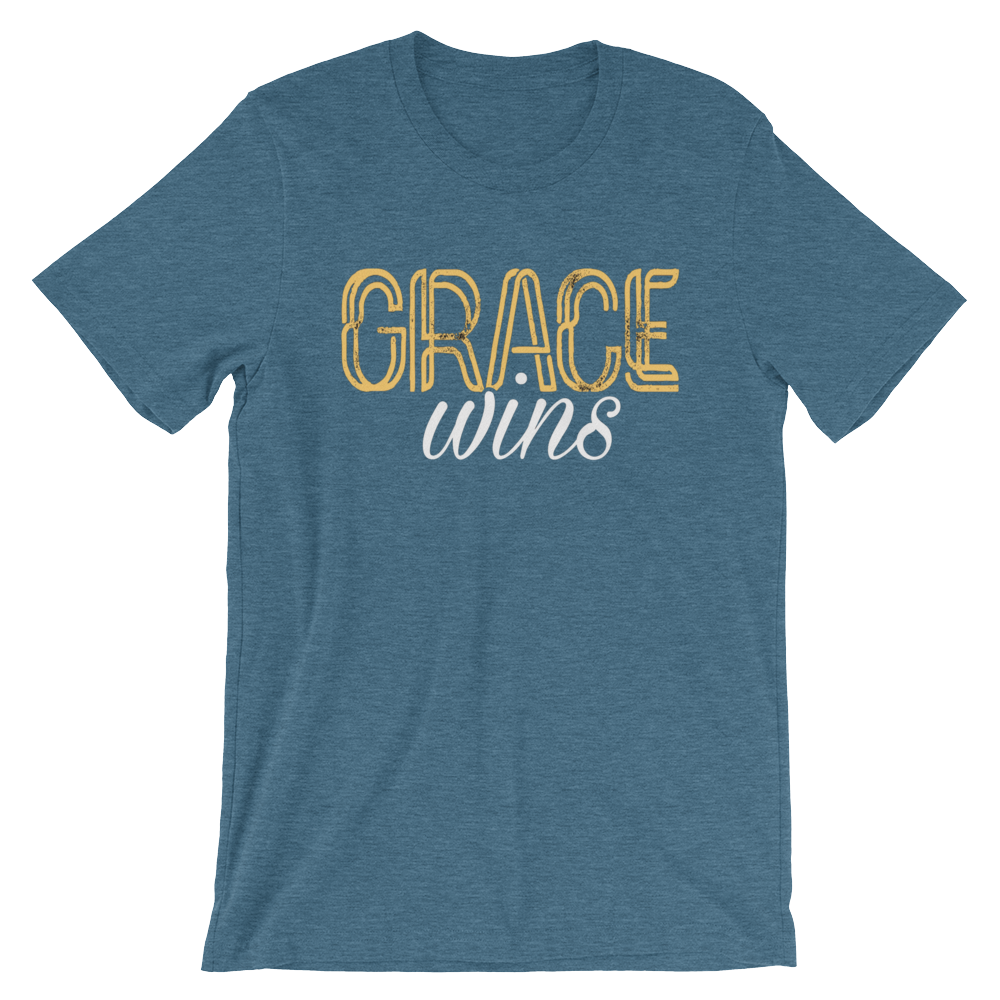 Grace Wins tee