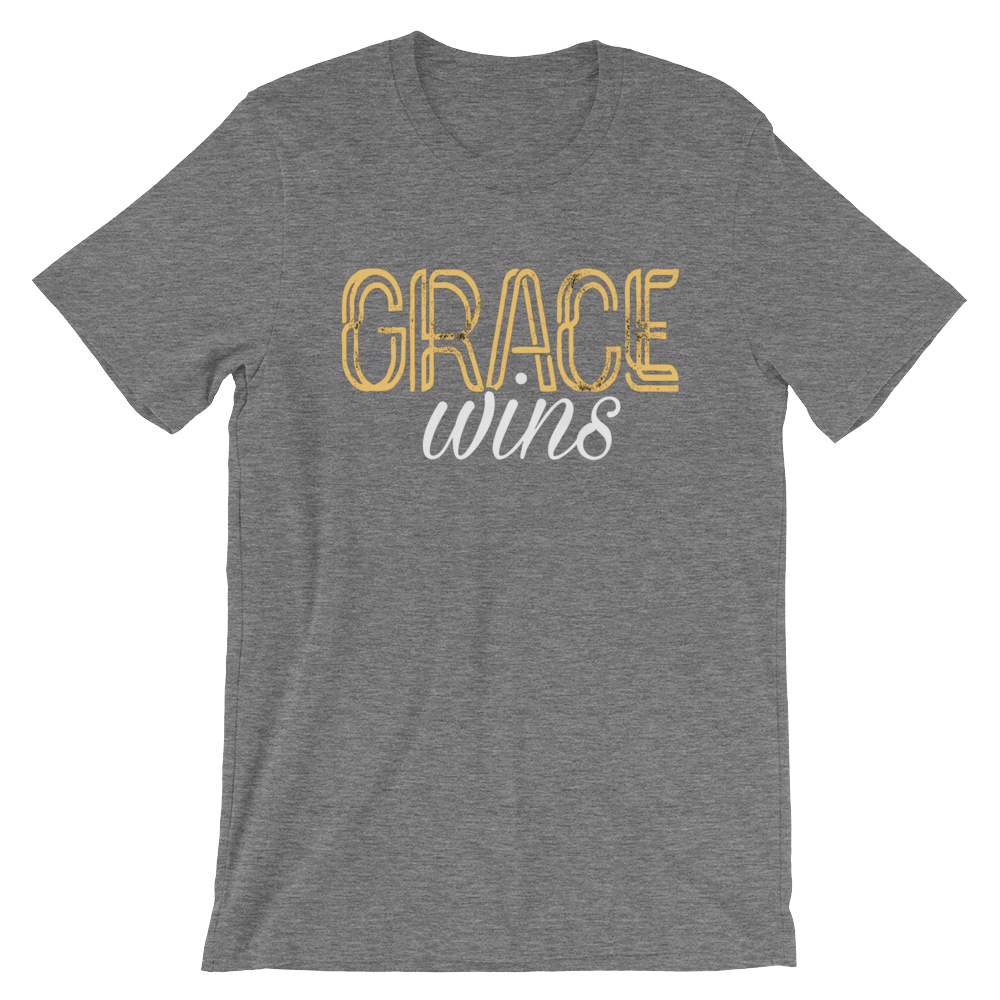 Grace Wins tee